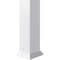 Ekena Millwork Craftsman Classic Square Non-Tapered Smooth PVC Column, Crown Capital & Capital Base CC0804ENPCRCR - alternate 2